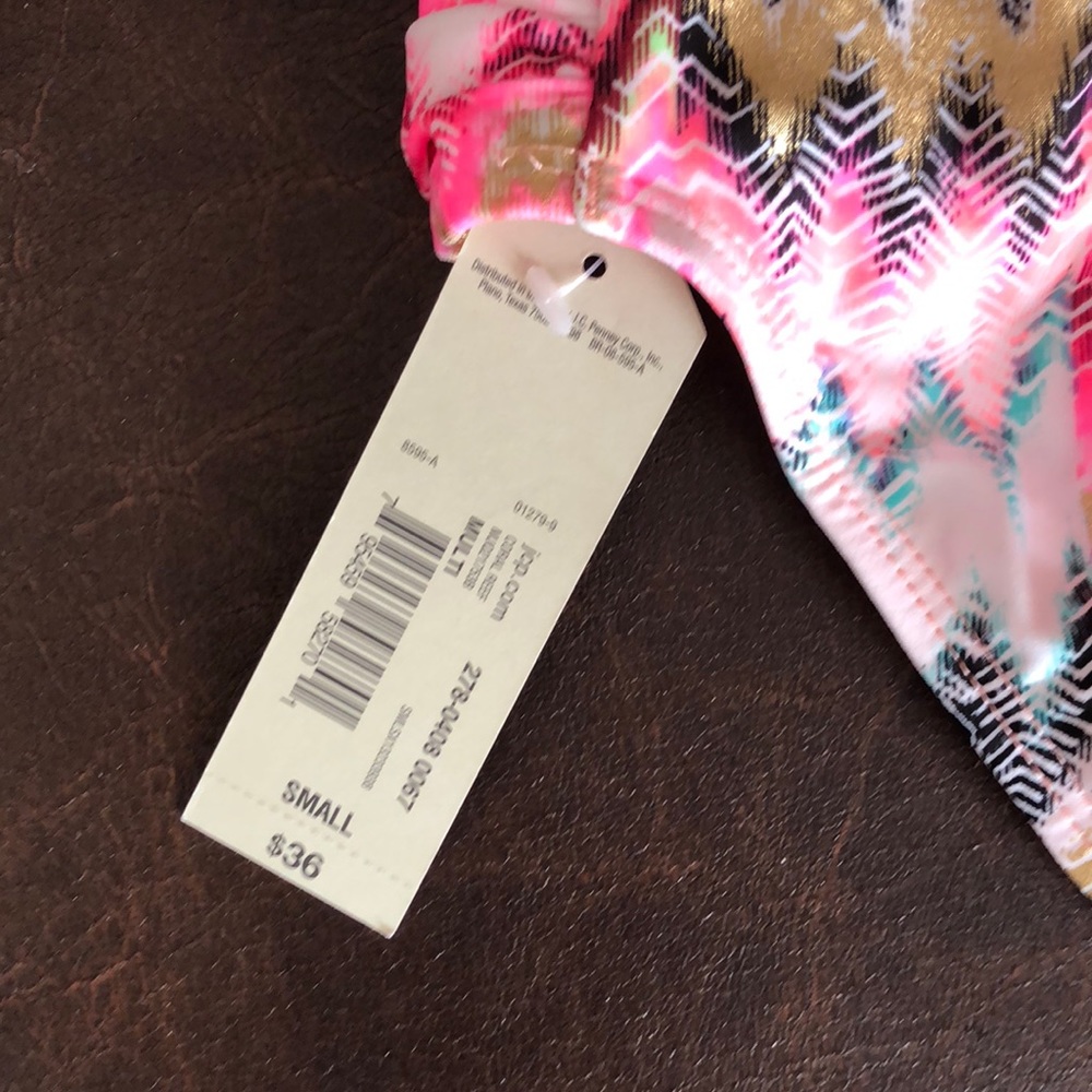 Arizona Pattern Hipster Swimsuit Bottom-Juniors - Picture 5 of 5